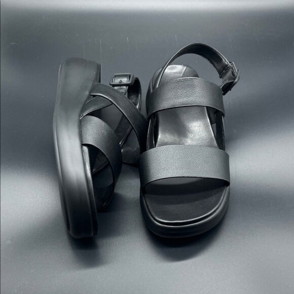 Naturalizer Women's Coast Wedge Slingback Sandals Black, Size 10M - Picture 4 of 6